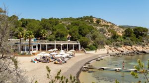 Playa s’Estanyol (Santa Eulàlia des Riu, Ibiza)