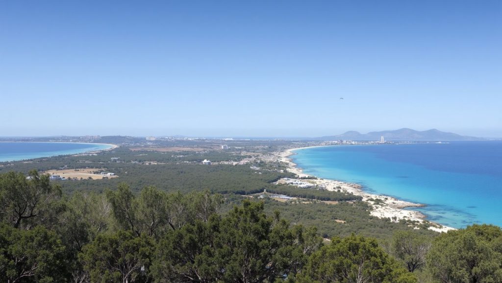 Panorámica de Racó de sa Pujada (Formentera), 