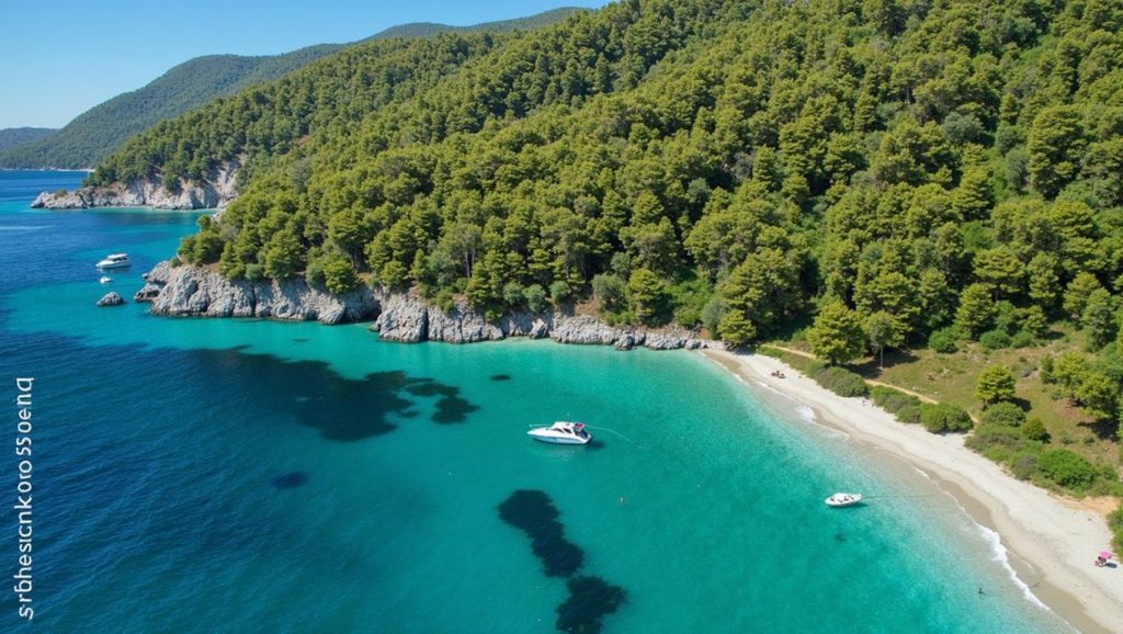Megalo Pefko Beach - Skopelos, Grecia