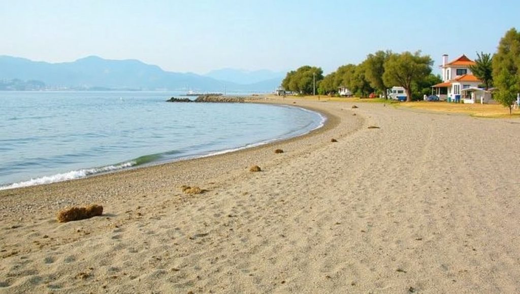 Skala Polychnitou Beach - Lesbos, Grecia