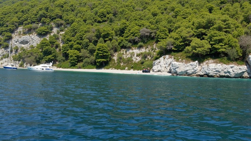 Megalo Pefko Beach - Skopelos, Grecia
