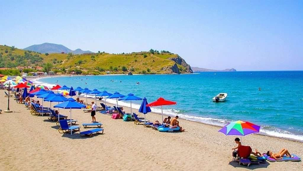 Chalatsés Beach - Lesbos, Grecia