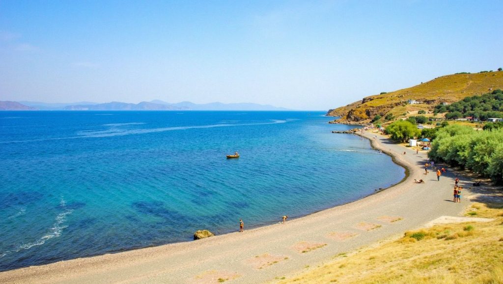 Niselia Beach - Lesbos, Grecia