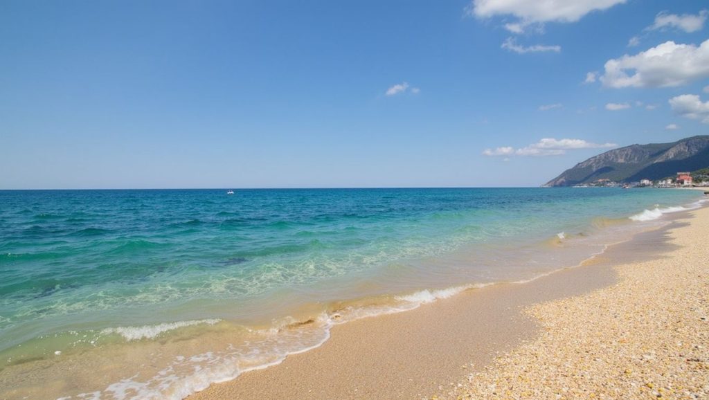 Beach Tokmakia - Lesbos, Grecia