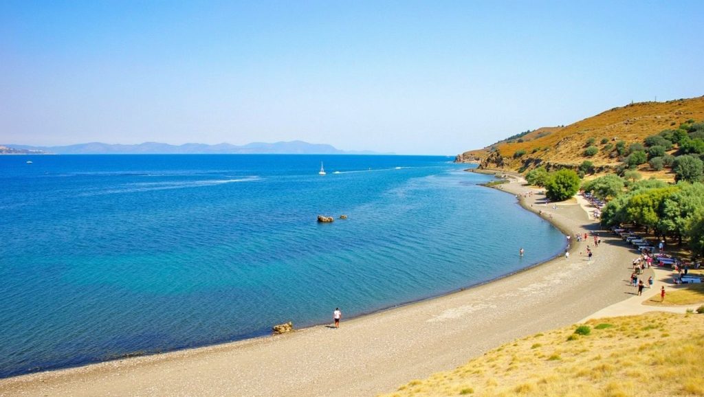 Chalatsés Beach - Lesbos, Grecia
