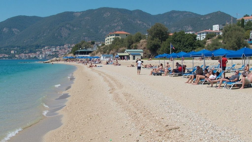 Plaza Kanoni Beach - Lesbos, Grecia