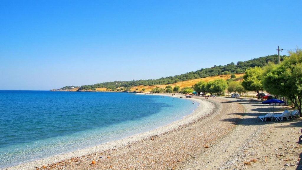 Tsilia Beach - Lesbos, Grecia