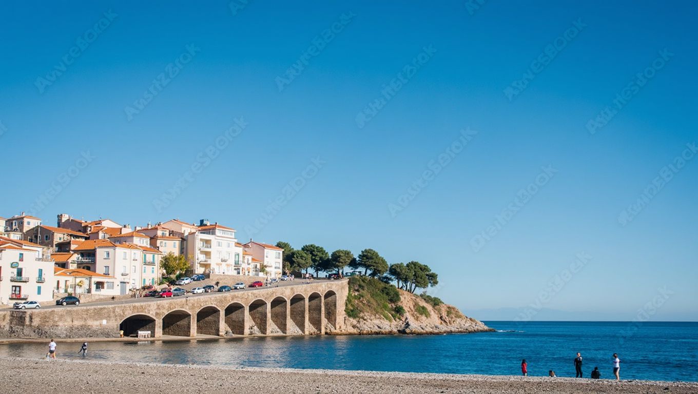 La plage du Fontaulé (Banyuls-sur-Mer, Pyrénées-Orientales)