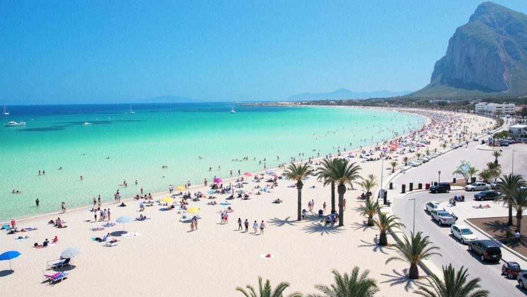 Vista del entorno de Grottazza, San Vito Lo Capo, Sicilia
