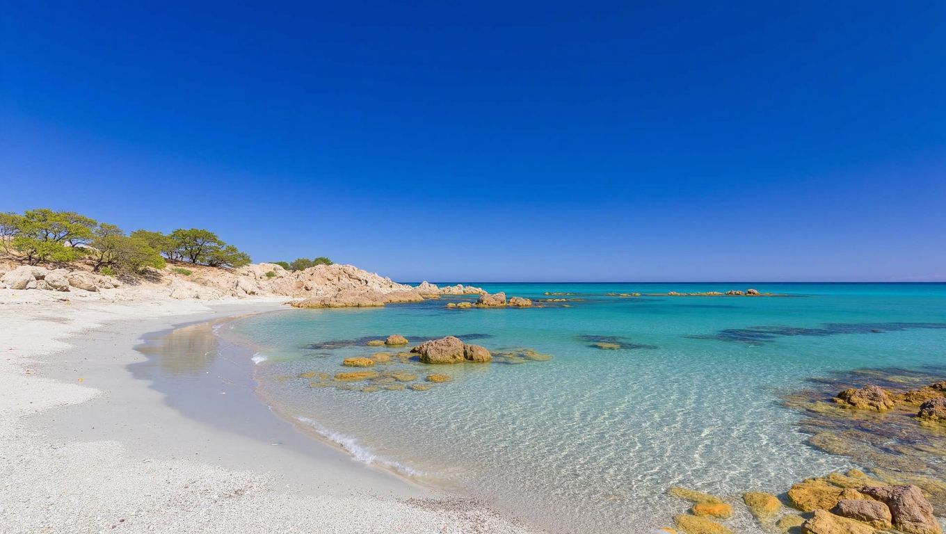 Cala Liberotto Orosei pinar aguas turquesas nordeste Cerdeña