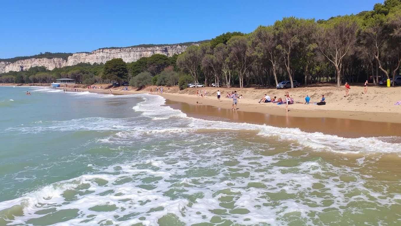Eraclea Minoa playa blanca dunas ruinas griegas Agrigento Sicilia