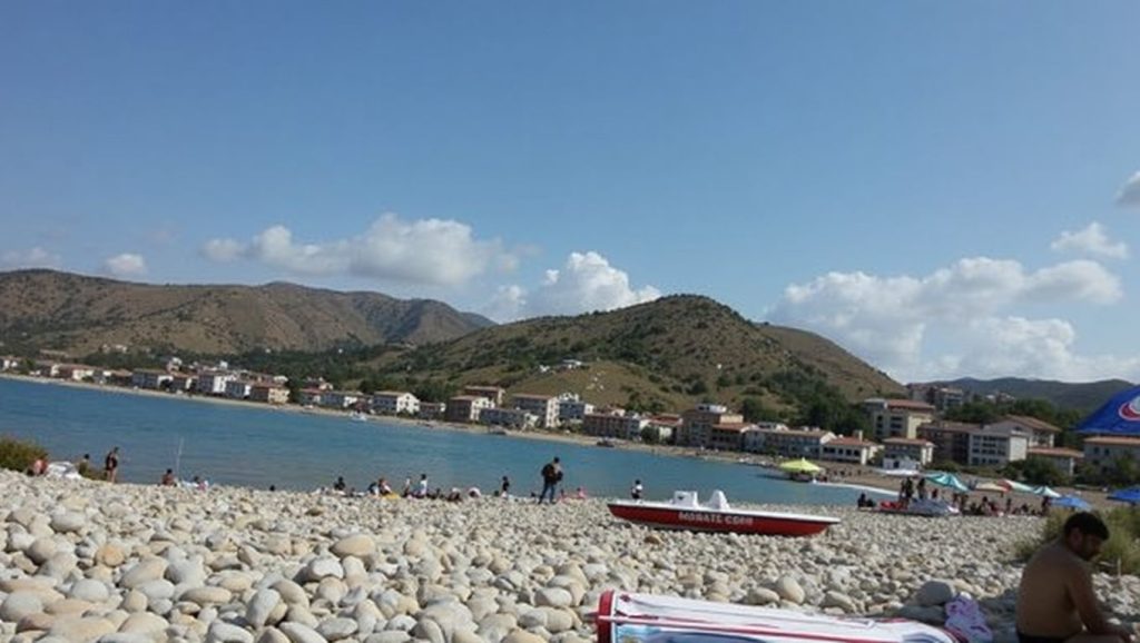 Playa Lampare desde la arena, Tusa, Sicilia
