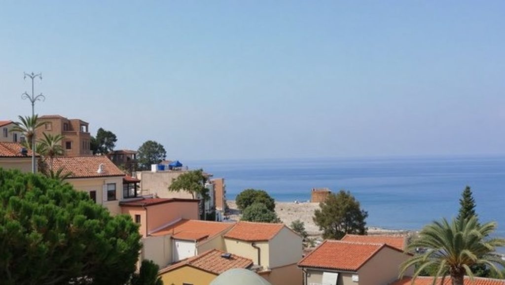 Vista amplia de Lampare en Tusa, Sicilia