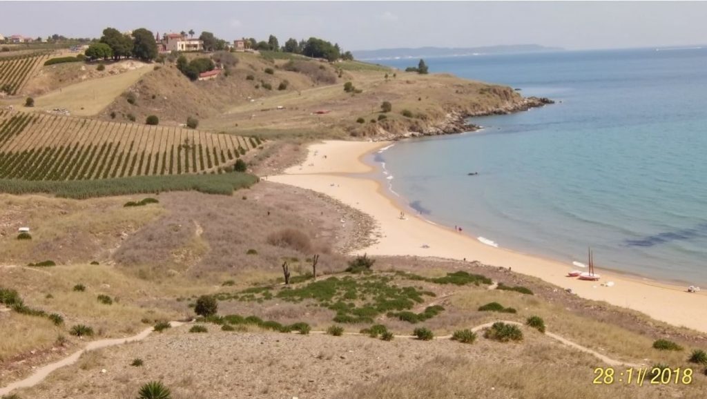 Agua y arena en Le Solette, Menfi