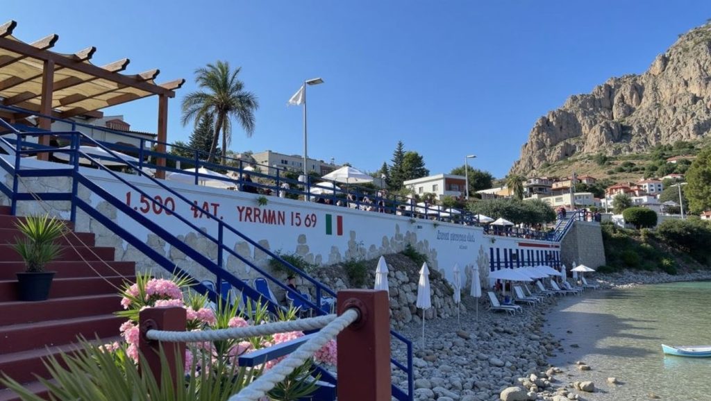 Vista del litoral en Lido del Carabiniere, Bagheria