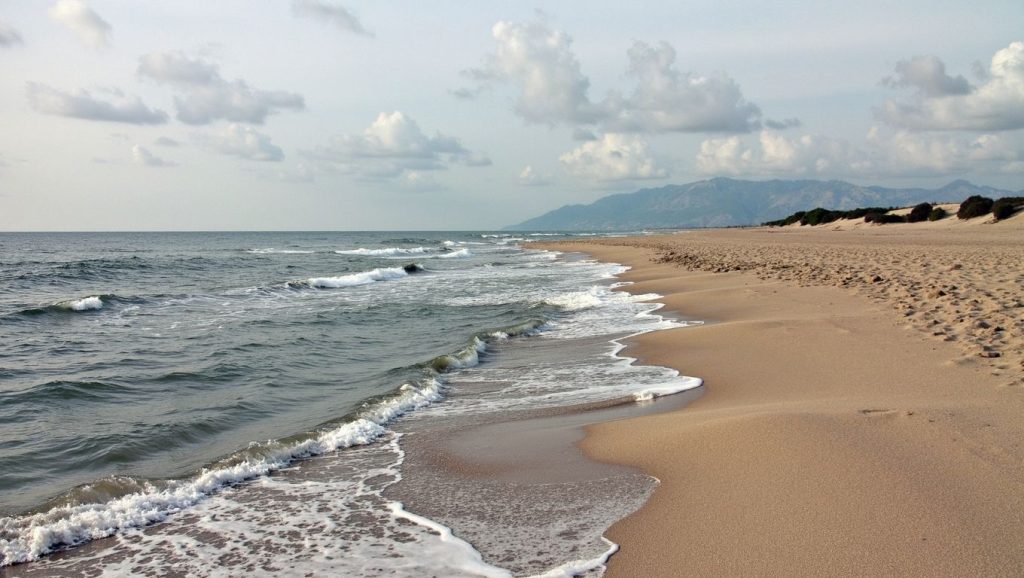 Vista del litoral en Akın Sitesi Sahili, ?
