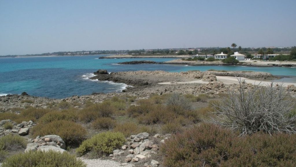 Agua y arena en Akti Olympion B Beach, ?