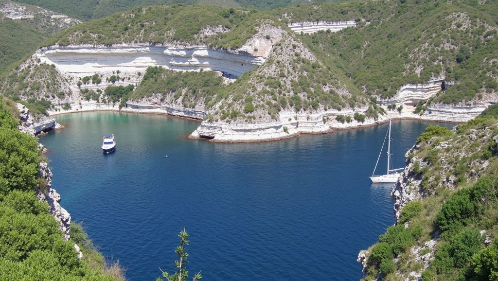Arena fina en Arbitru, Porto-Vecchio, Córcega