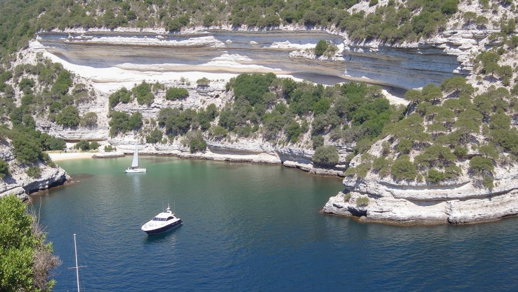 Amplio horizonte marino en Arbitru, Porto-Vecchio