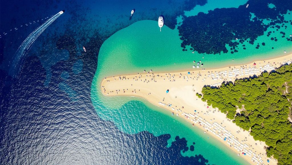 Vista del entorno de Arena del Mare, Pescara, Croacia
