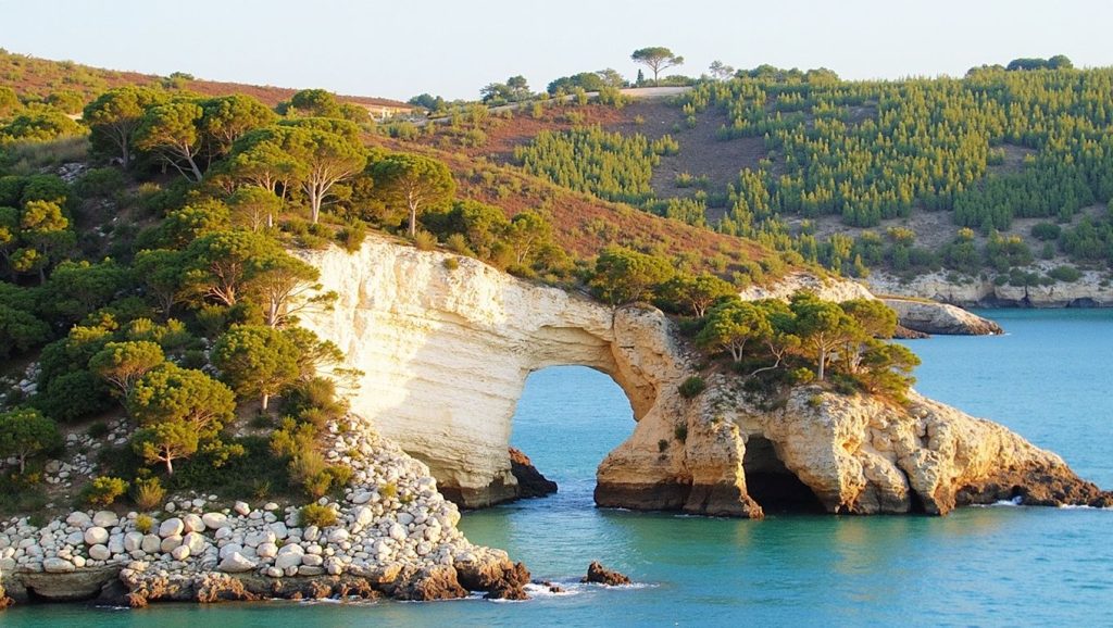 Playa Baia San Felice en Vieste, Puglia