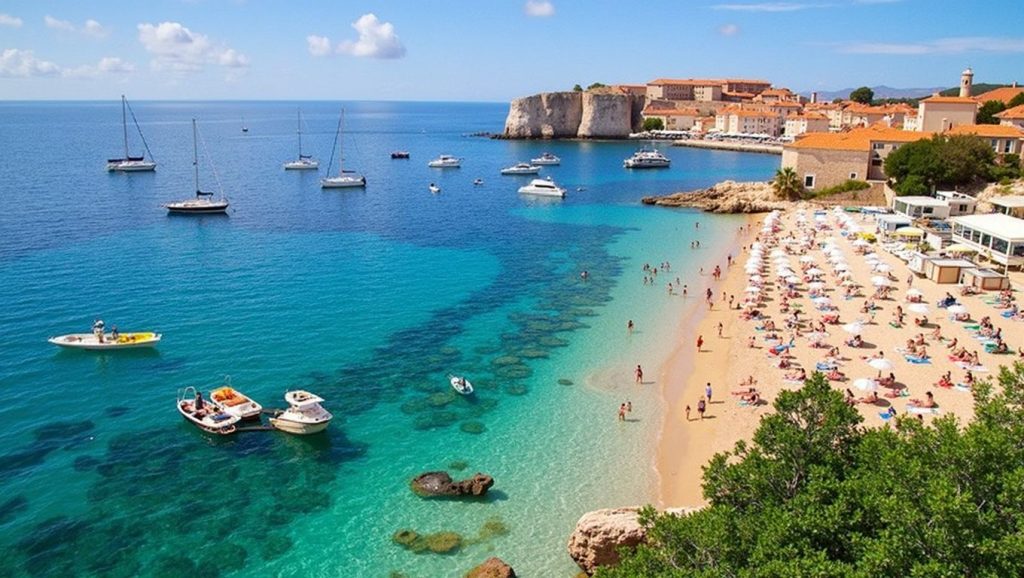 Playa Banje en Croacia, Croacia