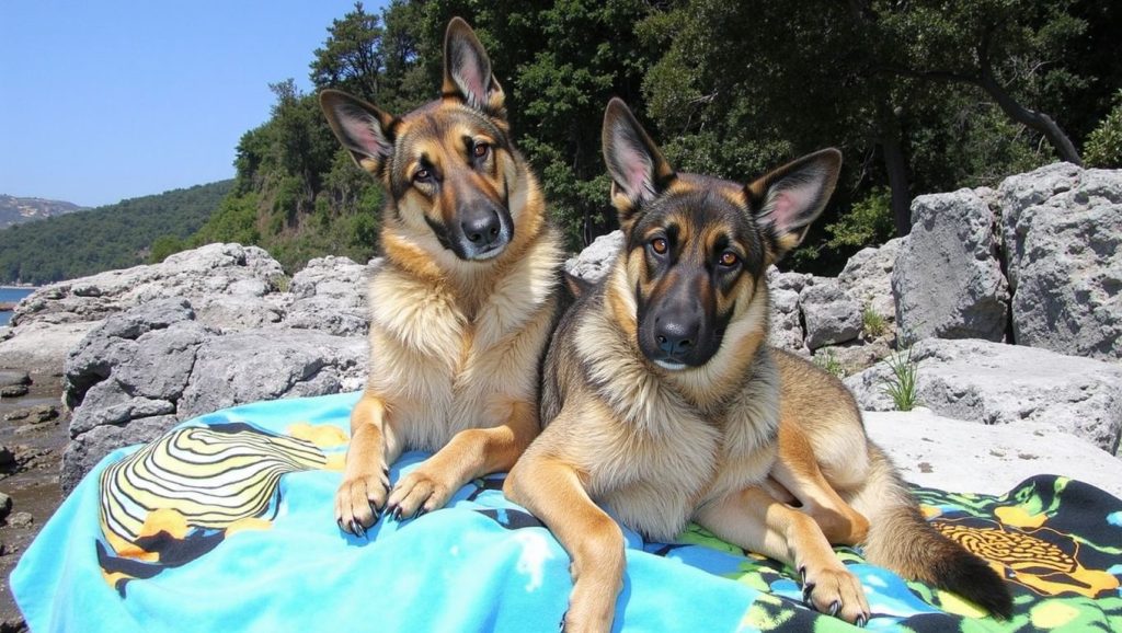 Vista del entorno de Beach for dogs, Croacia, Croacia