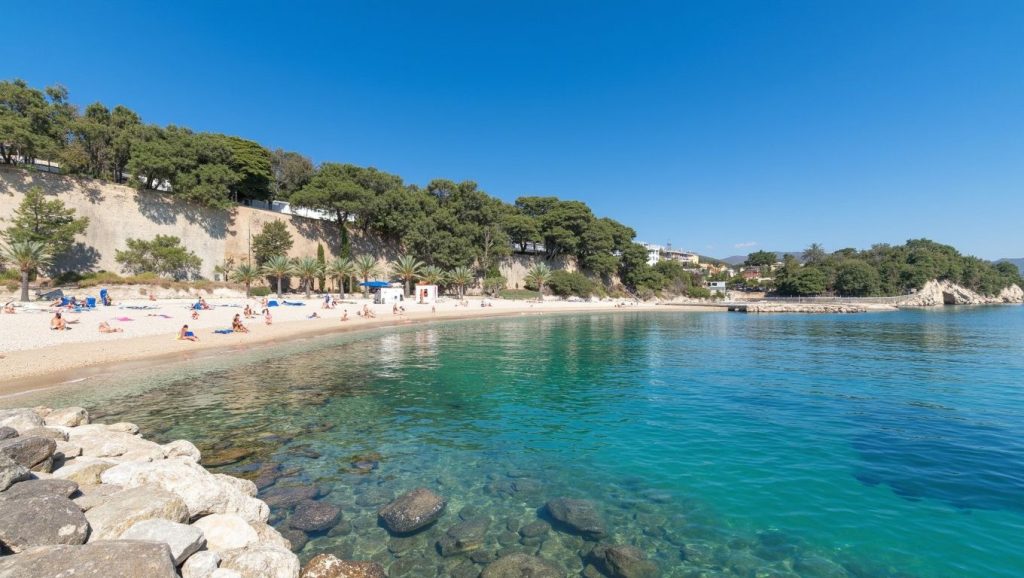 Playa Bene en Croacia, Croacia