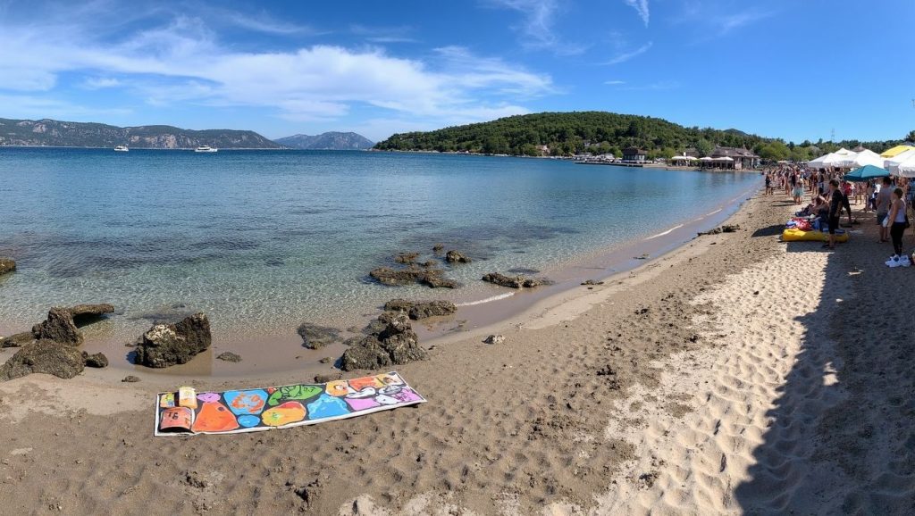 Agua y arena en Bilin Žal, Croacia