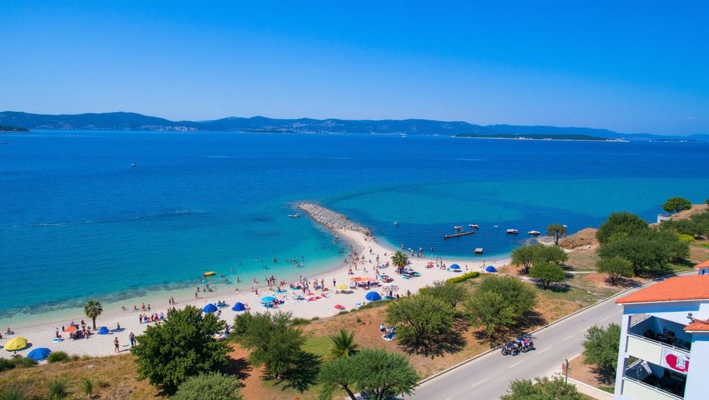 Vista del entorno de Bošana, Croacia, Croacia