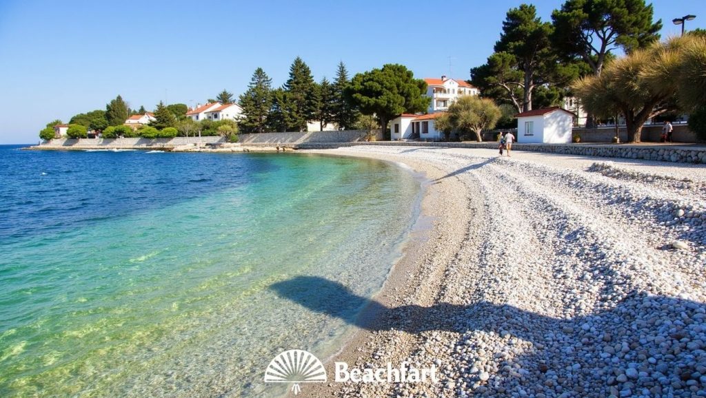 Vista del entorno de Bunta, Croacia, Brač
