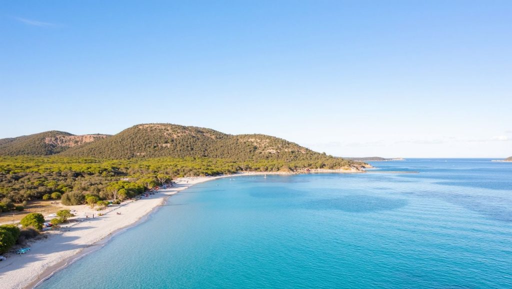 Acceso a Cala di Conca desde el aparcamiento, Propriano