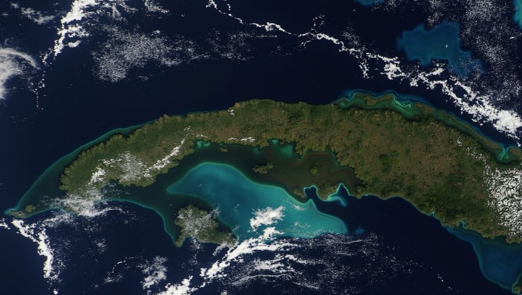 Playa Cayo Alto Remanemte desde la arena, Camagüey, Cuba