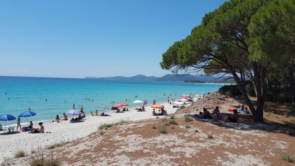 Vista de Chevanu desde la orilla, Porto-Vecchio
