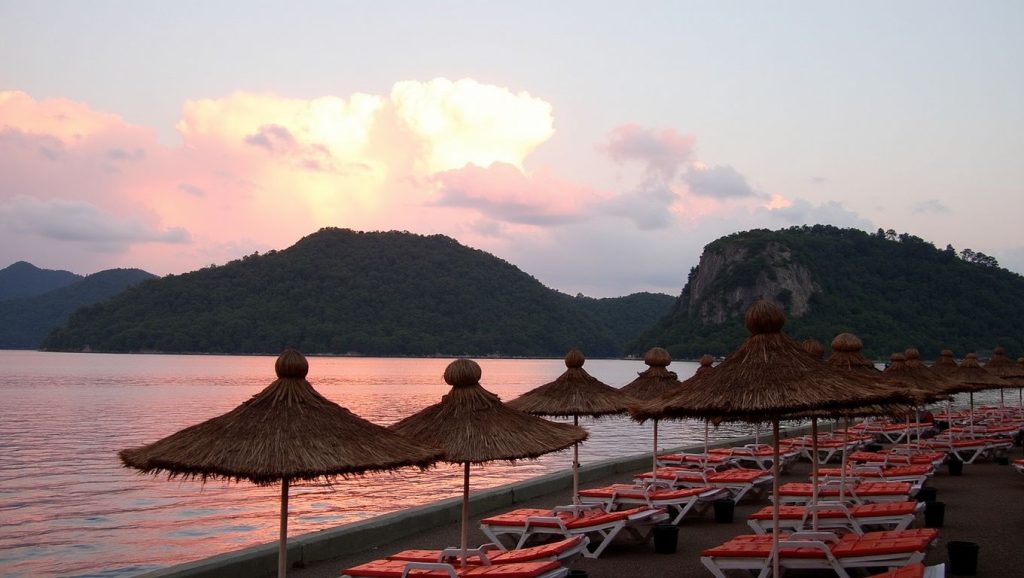 Horizonte desde COCOS THE CLUB BEACH, ?, Turquía