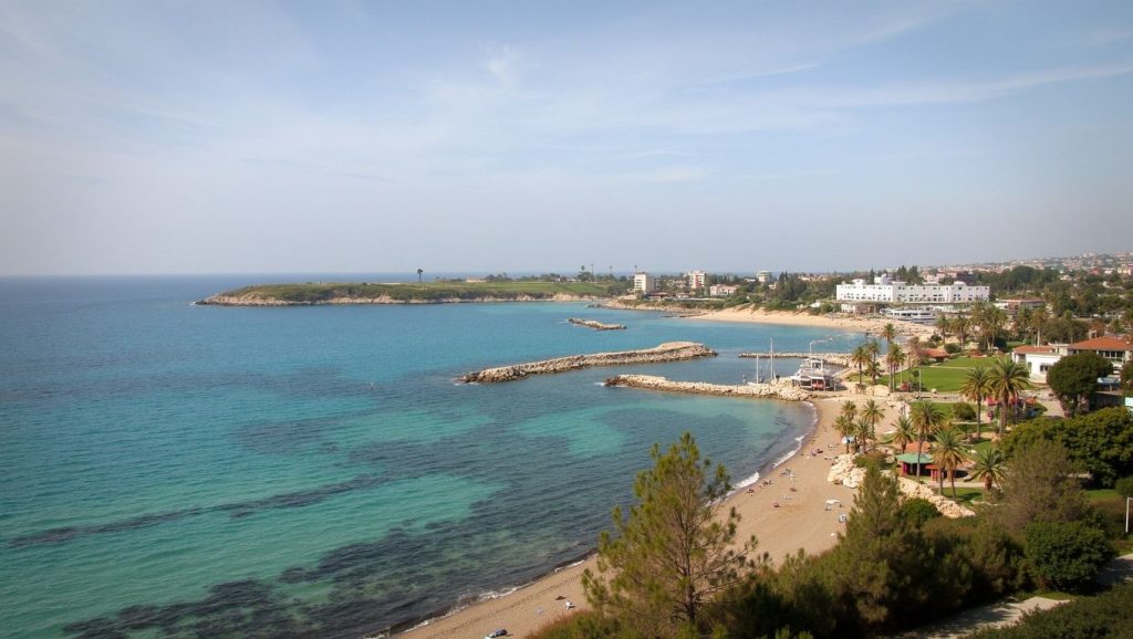 Agua y arena en Columbia Beach, ?
