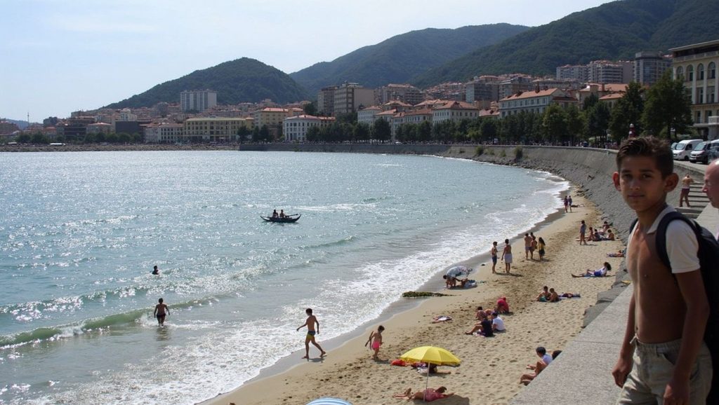 Arena fina en Crique Ventilegne, Porto-Vecchio, Córcega
