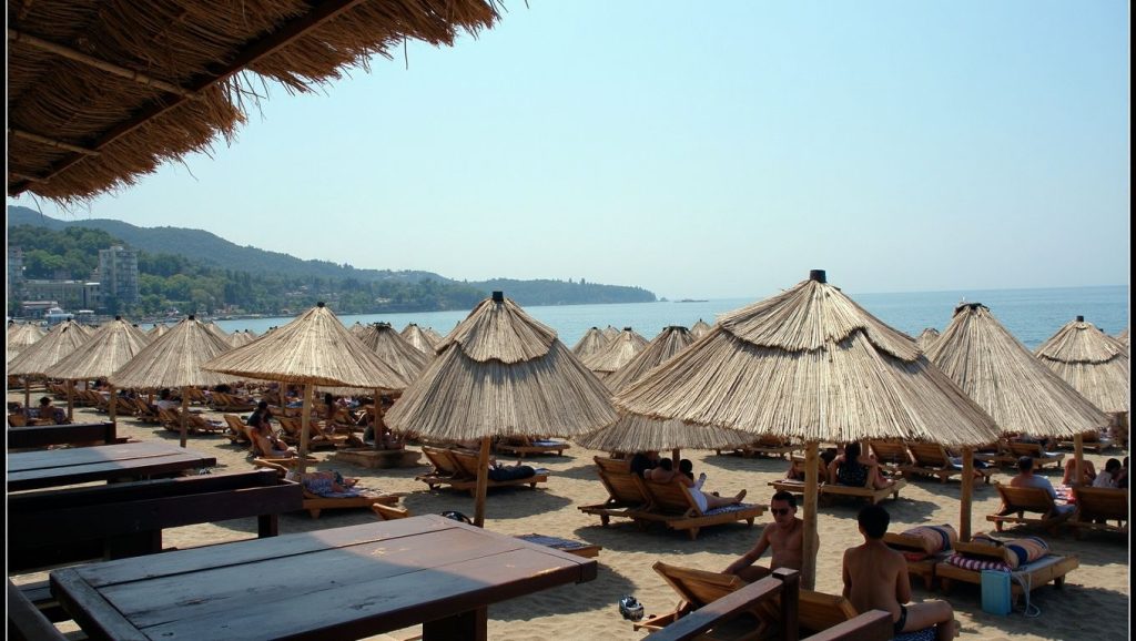 Vista general de Crvena Glavica, Budva