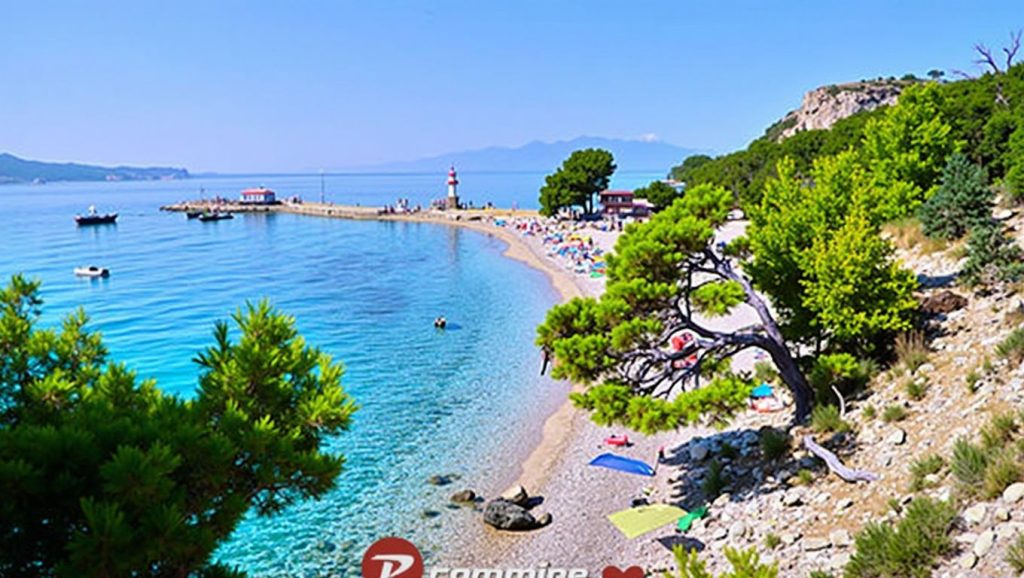 Textura de arena en Cvitačka FKK, Croacia, Croacia