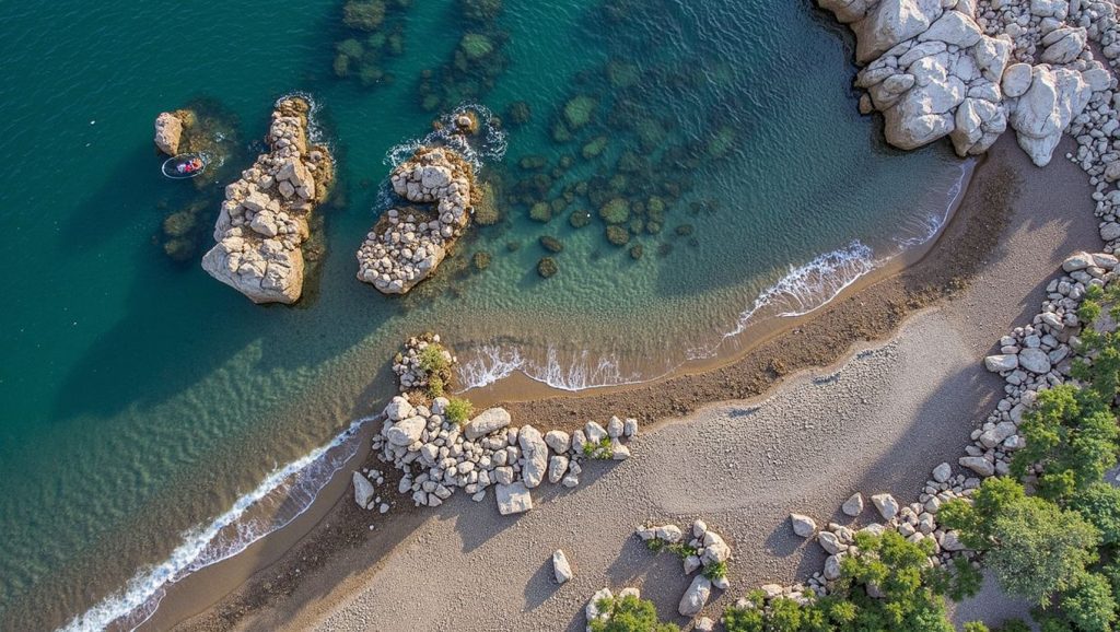 Detalle del agua en Playa de Altavilla Milicia 2, Altavilla Milicia, Sicilia