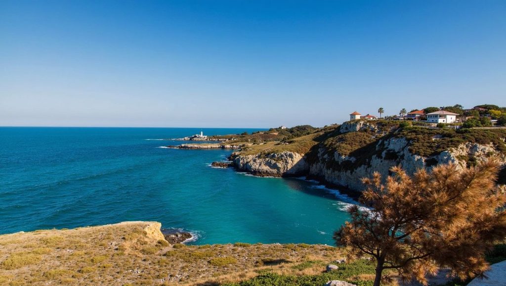 Panorámica de Playa de Augusta 17 con cielo despejado, Augusta