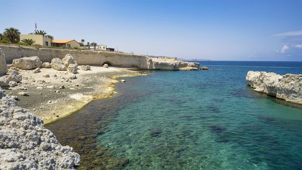Vista amplia de Playa de Augusta 17 en Augusta, Sicilia