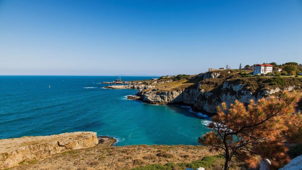 Panorámica de Playa de Augusta 19 con cielo despejado, Augusta
