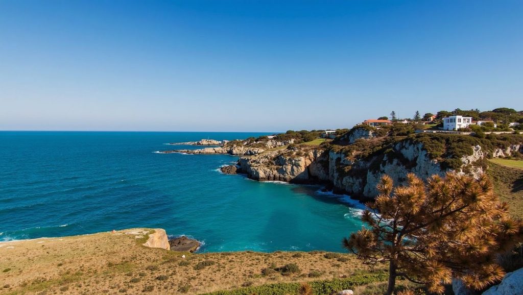 Panorámica de Playa de Augusta 28 con cielo despejado, Augusta