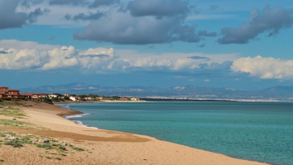 Línea de costa en Playa de Augusta 7, Augusta