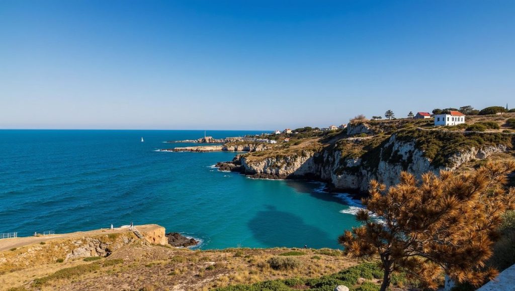 Playa Augusta 8 desde la arena, Augusta, Sicilia