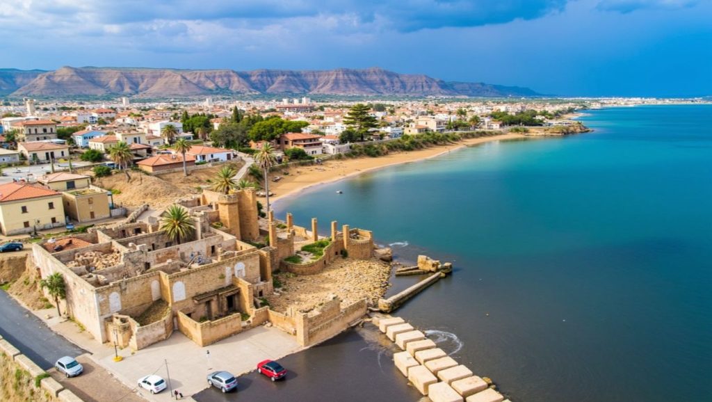 Detalle del agua en Playa de Avola 11, Avola, Sicilia