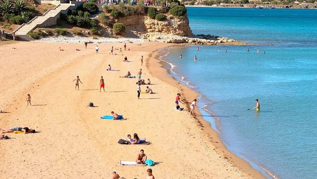 Acceso a Playa de Avola 14 desde el aparcamiento, Avola