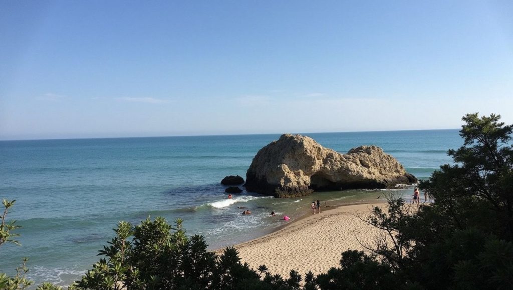 Playa Butera 2 desde la arena, Butera, Sicilia