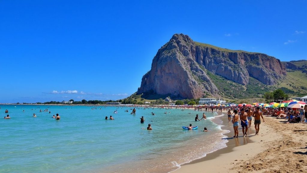 Panorámica de Playa de Carini 1 con cielo despejado, Carini
